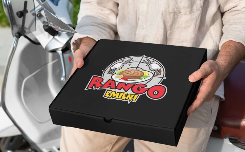 branding do paintball emeini, sport bar e restaurante